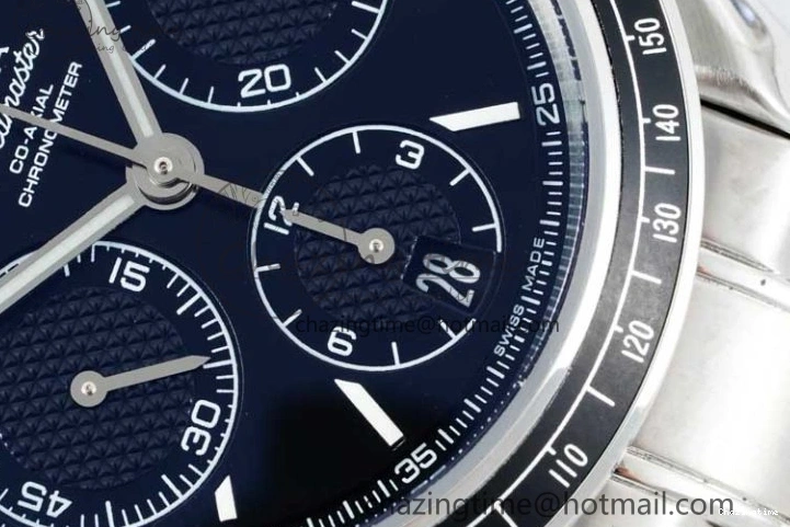 0503 Speedmaster Racing Master SS HKF Best Edition Black Dial on SS Bracelet A Versatile 7810